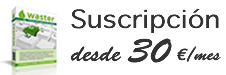 Suscríbete a WASTER desde 30 euros/mes